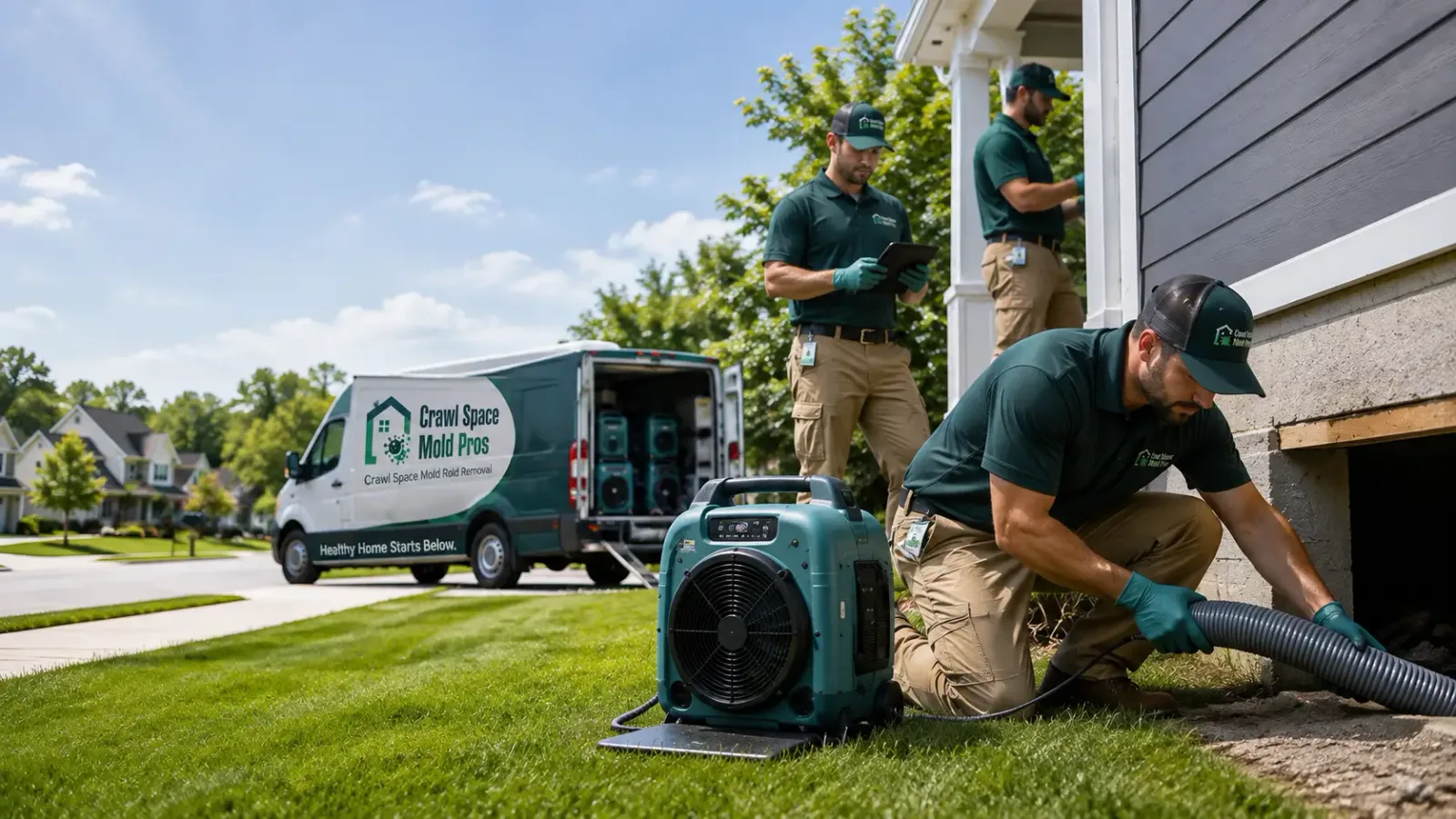 Crawl Space Mold Removal in Gould City, MI